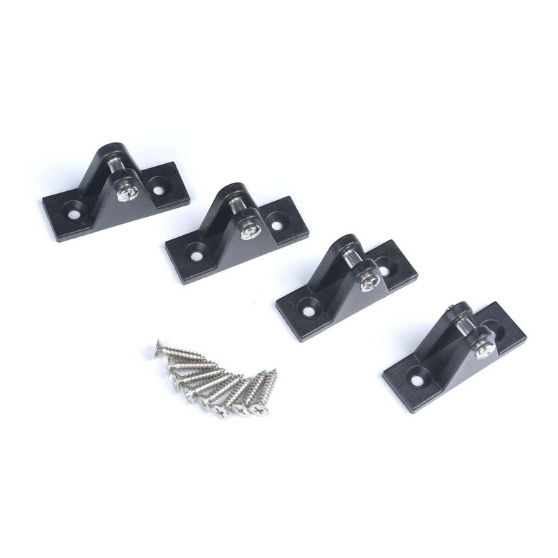 MX Bimini Top Deck Hinge, Flat Mount Boating Equipment with Screws(4PCS) - Image 5